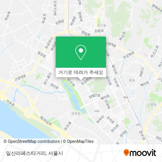 일산라페스타거리 지도