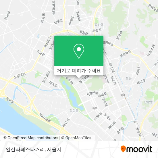 일산라페스타거리 지도
