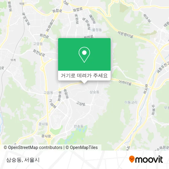 삼숭동 지도