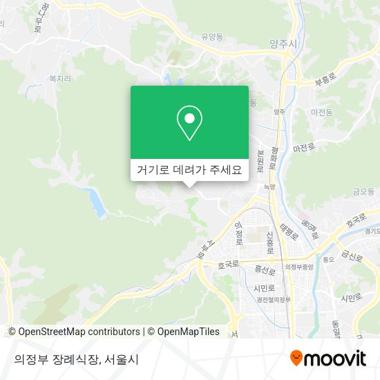 의정부 장례식장 지도