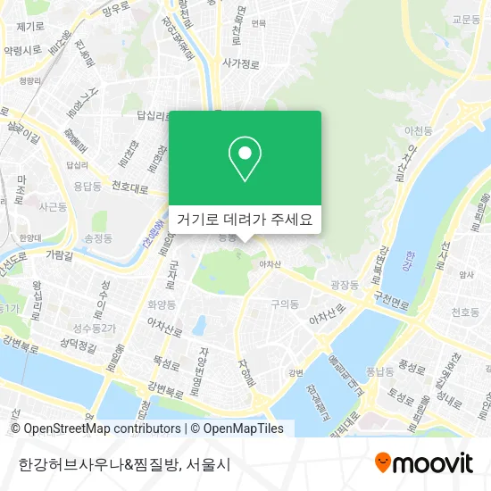 한강허브사우나&찜질방 지도