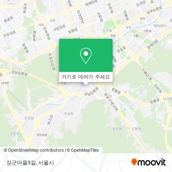 장군마을3길 지도