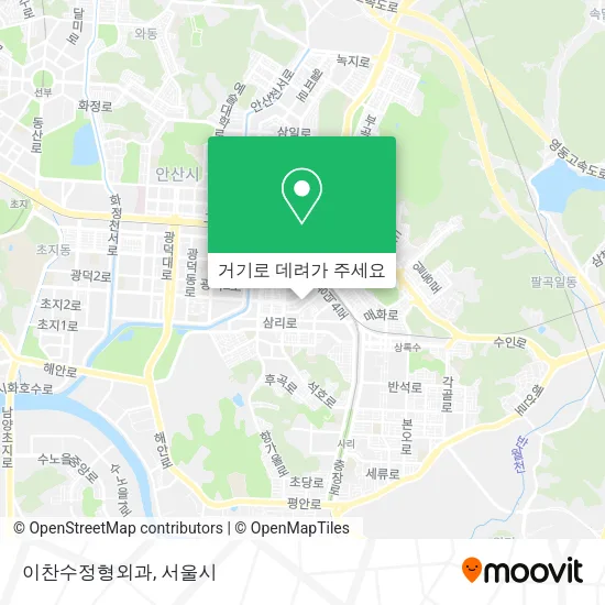 이찬수정형외과 지도