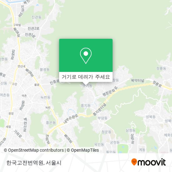 한국고전번역원 지도