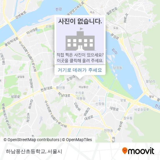 하남풍산초등학교 지도