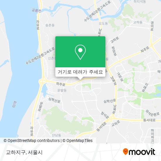 교하지구 지도
