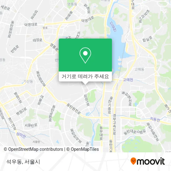 석우동 지도