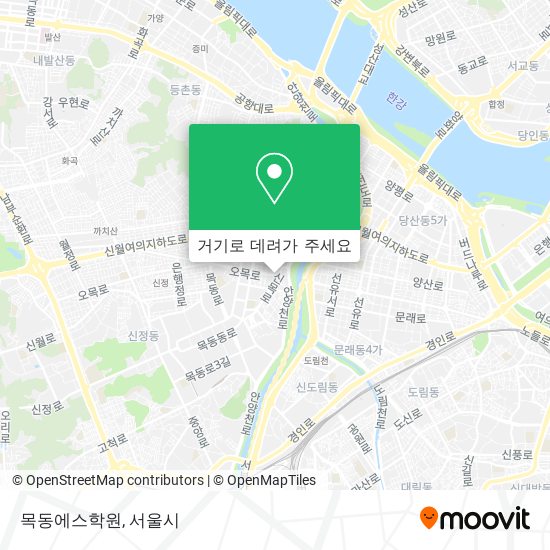 목동에스학원 지도