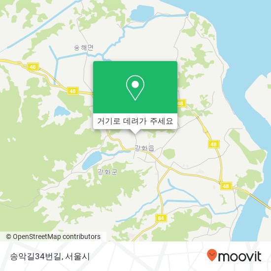 송악길34번길 지도