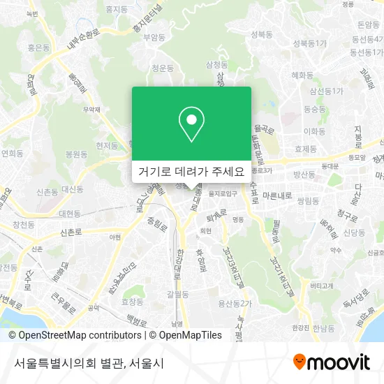 서울특별시의회 별관 지도
