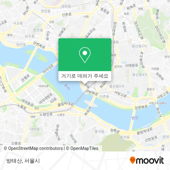 방태산 지도