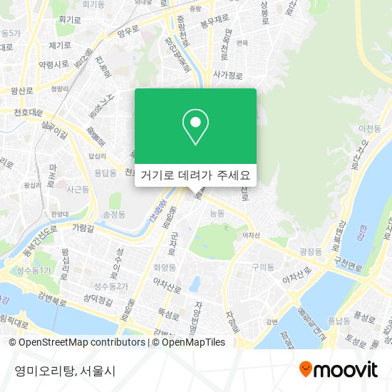 영미오리탕 지도
