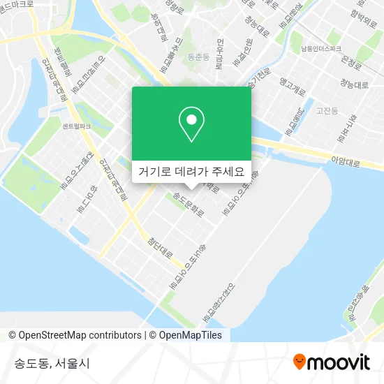송도동 지도