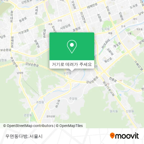 우면동다방 지도