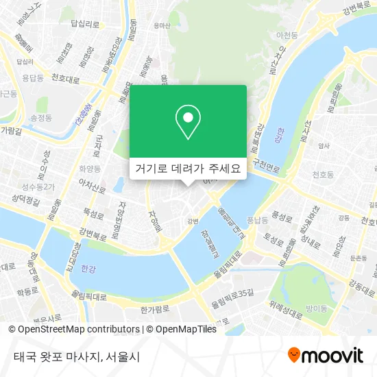 태국 왓포 마사지 지도