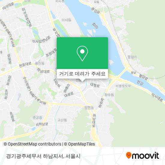 경기광주세무서 하남지서 지도