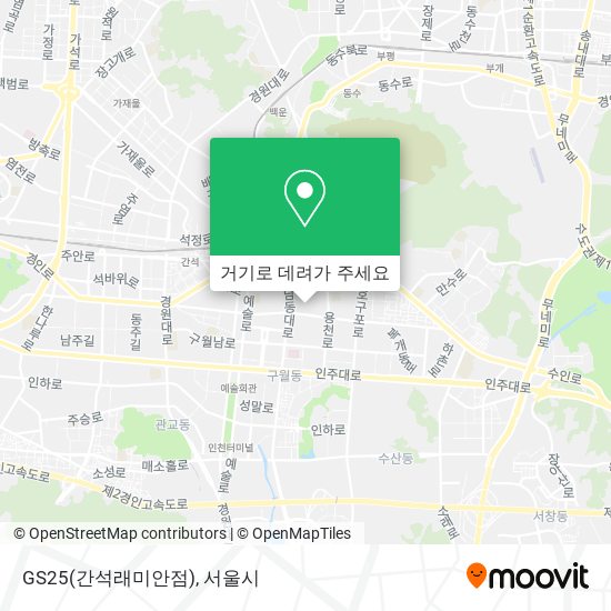 GS25(간석래미안점) 지도