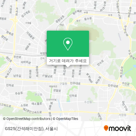 GS25(간석래미안점) 지도