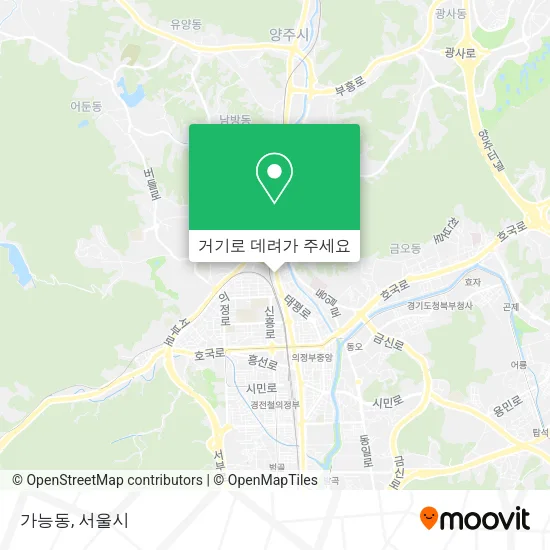 가능동 지도