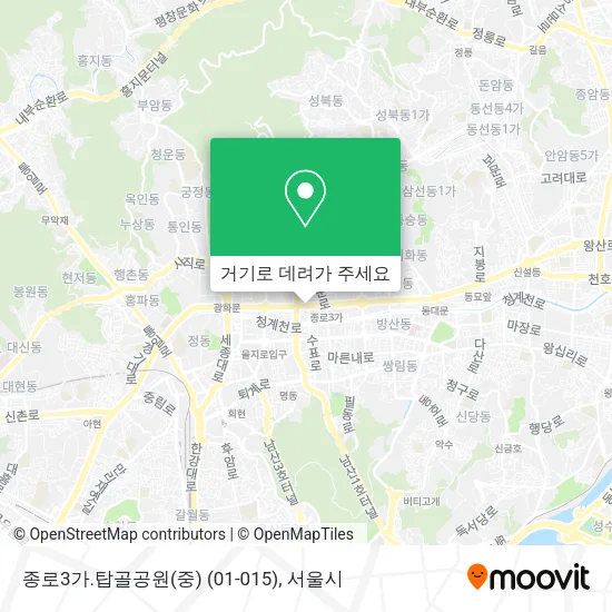 종로3가.탑골공원(중) (01-015) 지도