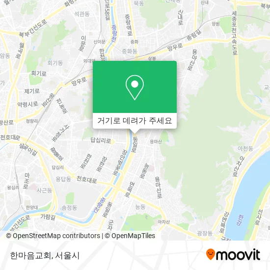 한마음교회 지도