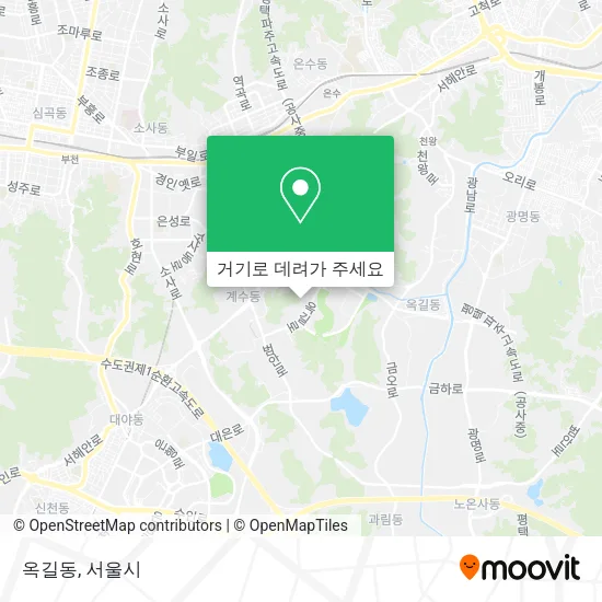 옥길동 지도