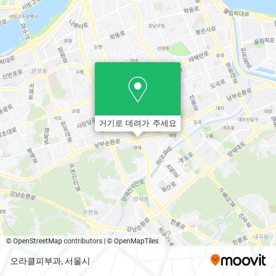 오라클피부과 지도