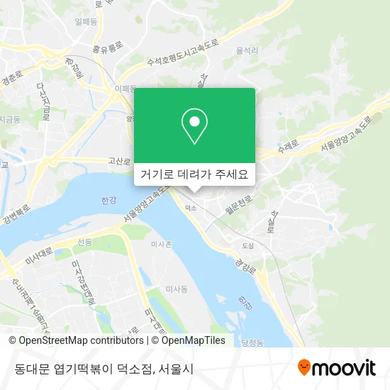동대문 엽기떡볶이 덕소점 지도