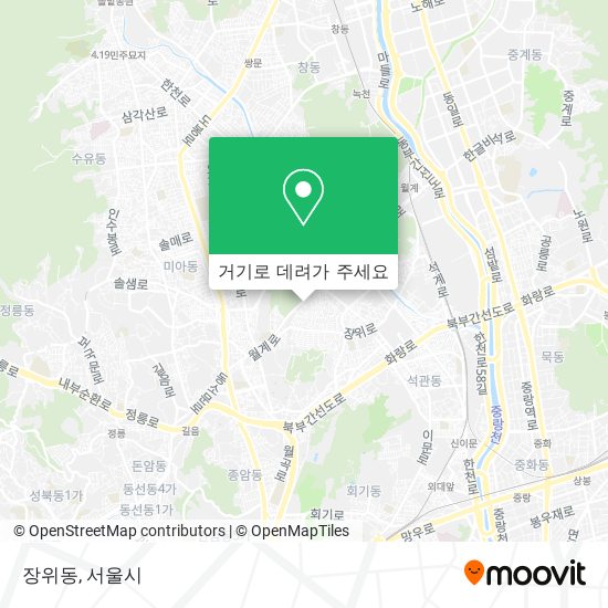 장위동 지도