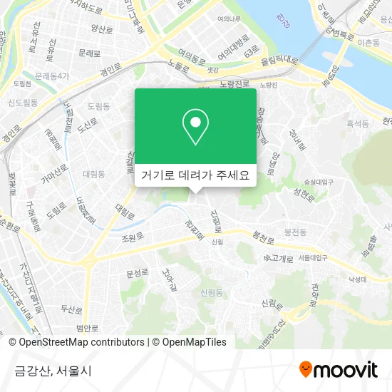 금강산 지도
