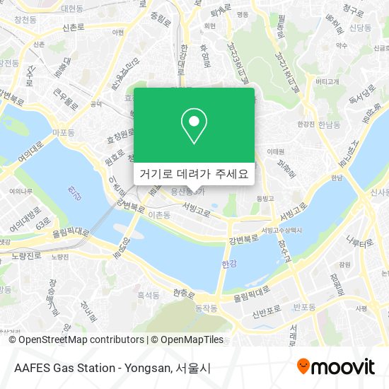 AAFES Gas Station - Yongsan 지도