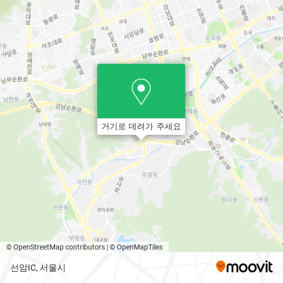 선암IC 지도