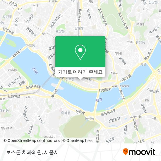 보스톤 치과의원 지도