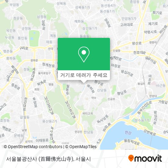 서울불광산사 (首爾佛光山寺) 지도