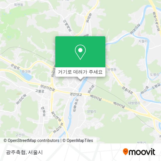 광주축협 지도