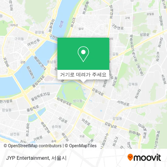 JYP Entertainment 지도