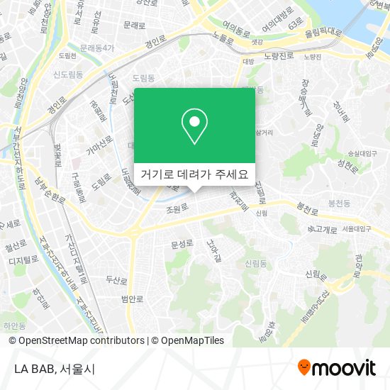 LA BAB 지도
