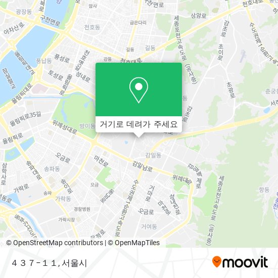 ４３７−１１ 지도