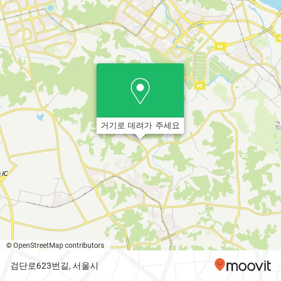 검단로623번길 지도