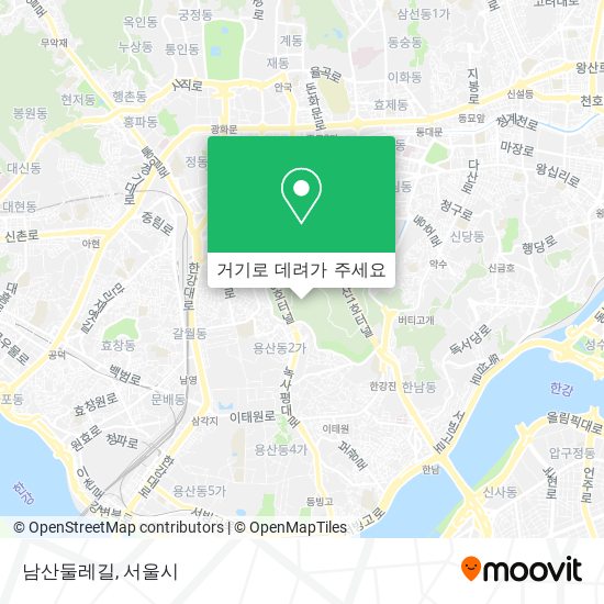 남산둘레길 지도