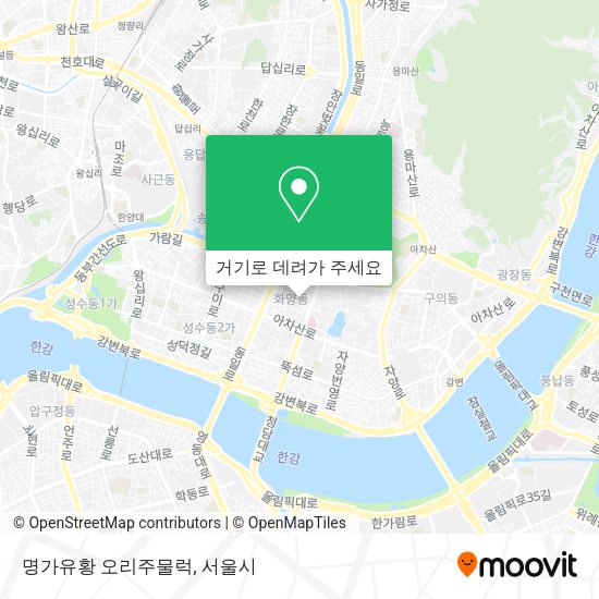 명가유황 오리주물럭 지도