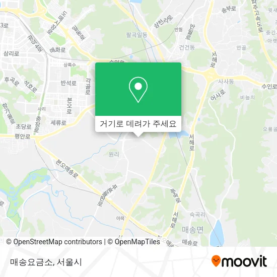 매송요금소 지도