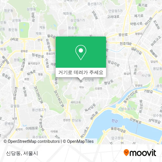 신당동 지도