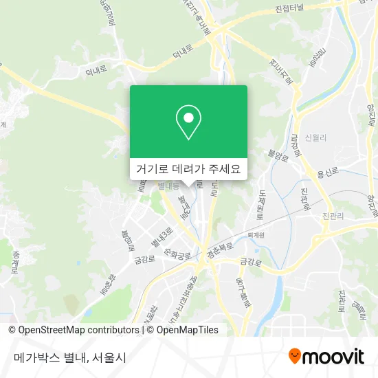 메가박스 별내 지도