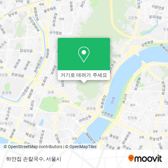 하얀집 손칼국수 지도
