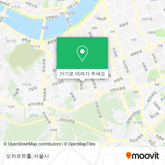 모차르트홀 지도