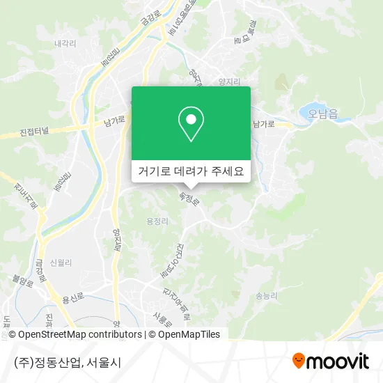 (주)정동산업 지도