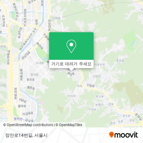 장안로14번길 지도