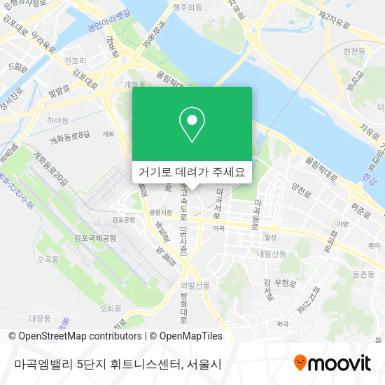 마곡엠밸리 5단지 휘트니스센터 지도