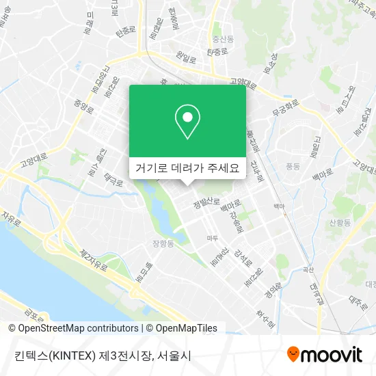 킨텍스(KINTEX) 제3전시장 지도